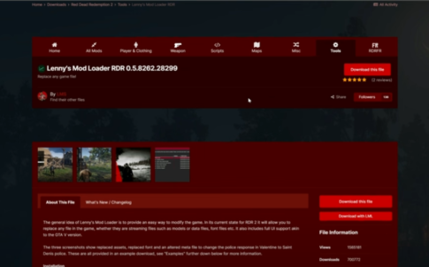 【Lenny’s Mod Loader RDR】の導入・使い方の設定方法【RDR2】 – MODライブラリー